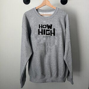 Grey Black How High Comedy Movie Dave Chapelle Crewneck Sweatshirt